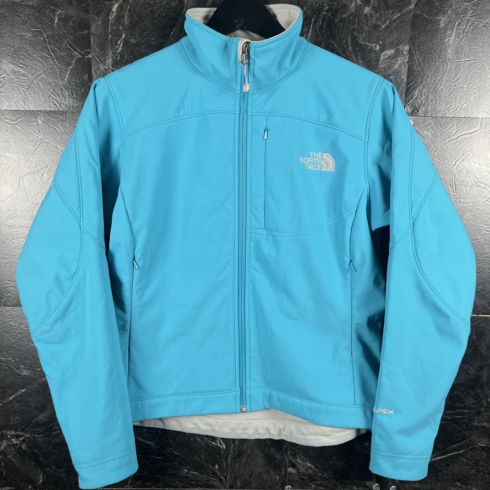The North Face Women's Blue TNF Shell Apex Jacket Small -Flaw